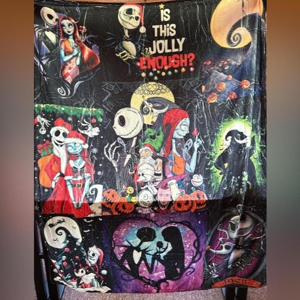 NWOT 5x4 feet The Night Before Christmas throw blanket